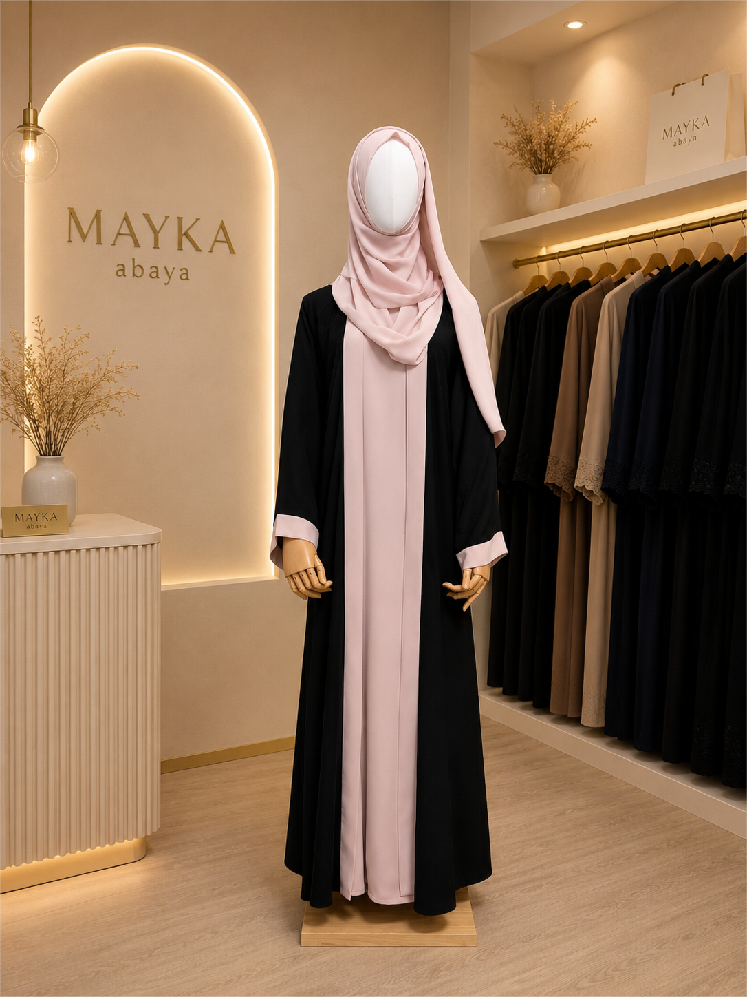 Two-Tone Abaya